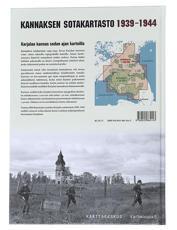 Kannaksen sotakartasto 1939-1944 - Raunio, Ari - Historiakirjat - 10105552270 - 1