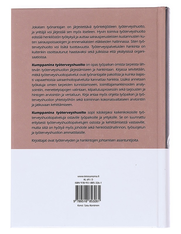 Kumppanina työterveyshuolto - Seuri, Markku - Tietokirjat ja oppaat - 10105552291 - 1