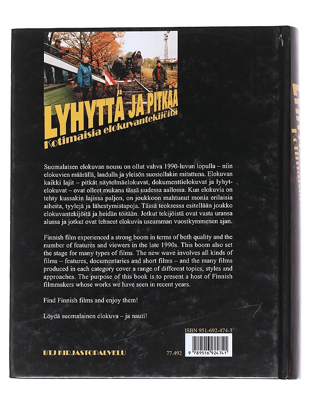 Lyhyttä ja pitkää : kotimaisia elokuvantekijöitä - Anttila, Eila - Historiakirjat - 10105552334 - 1