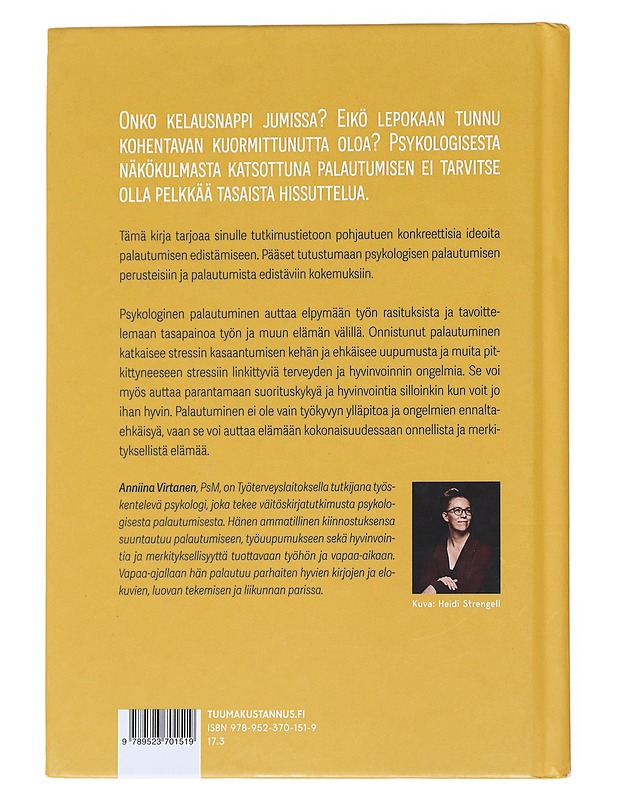 Psykologinen palautuminen - Anniina Virtanen - Tietokirjat ja oppaat - 10105552369 - 1
