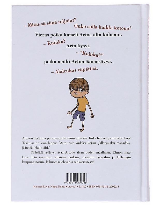 Poika joka menetti muistinsa - Kreetta Onkeli - Lastenkirjat - 10105552371 - 1