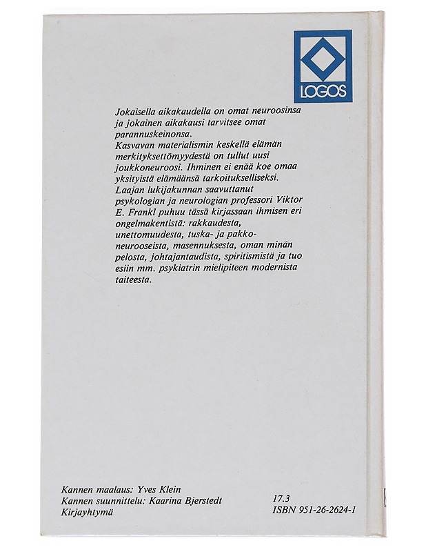 Itsensä löytäminen - Frankl, Viktor E. - Tietokirjat ja oppaat - 10105552384 - 1