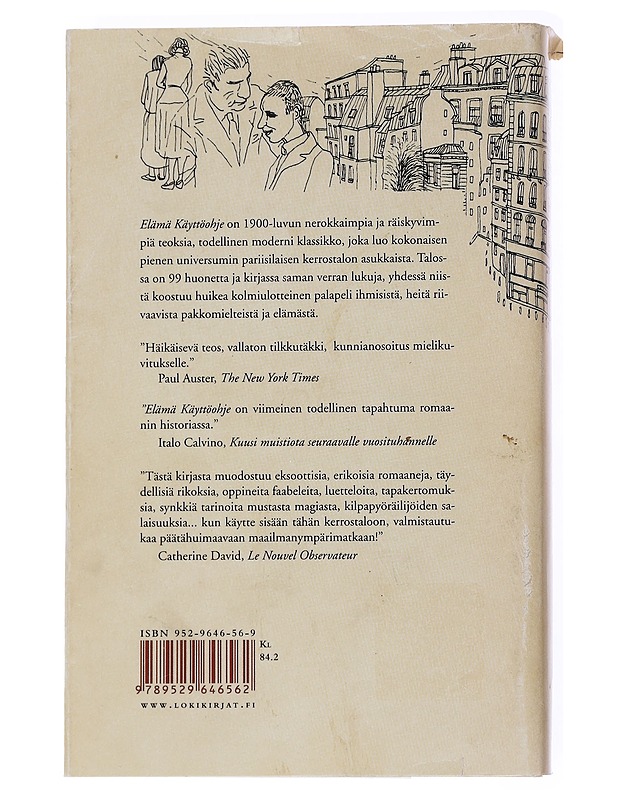 Elämä / käyttöohje : romaaneja - Georges Perec - Romaanit ja novellit - 10105552405 - 1