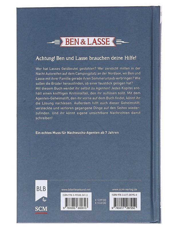 Ben & Lasse: Das Agenten-Knobel-rate-buch -Voß, Harry - Lastenkirjat - 10105552436 - 1
