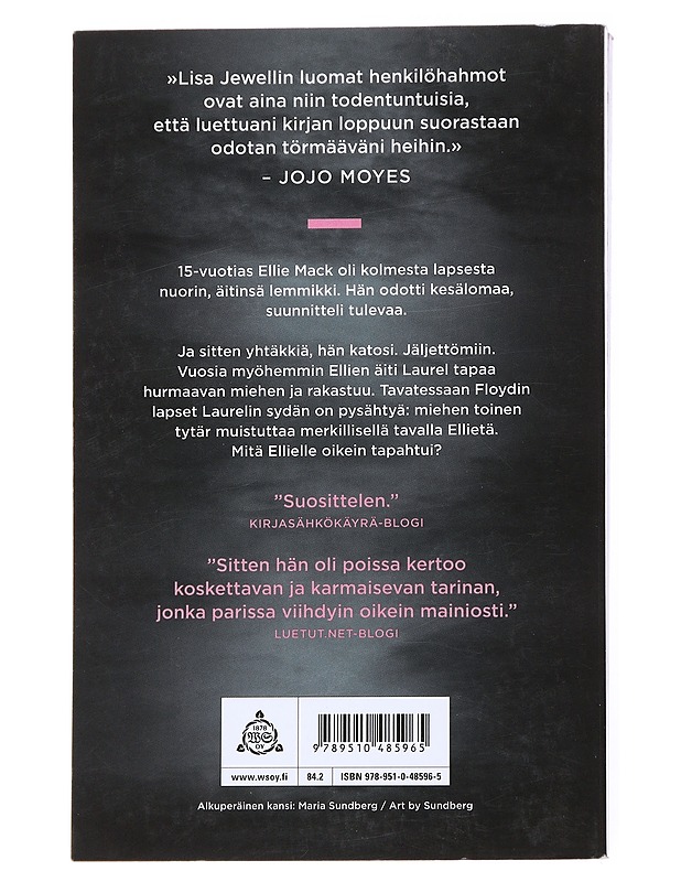 Sitten hän oli poissa - Jewell, Lisa - Kaunokirjallisuus - 10105552443 - 1