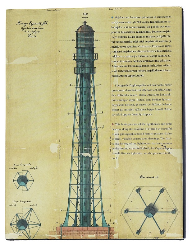 Suomen majakat = Finska fyrar = Finnish lighthouses - Seppo Laurell - Historiakirjat - 10105552520 - 1