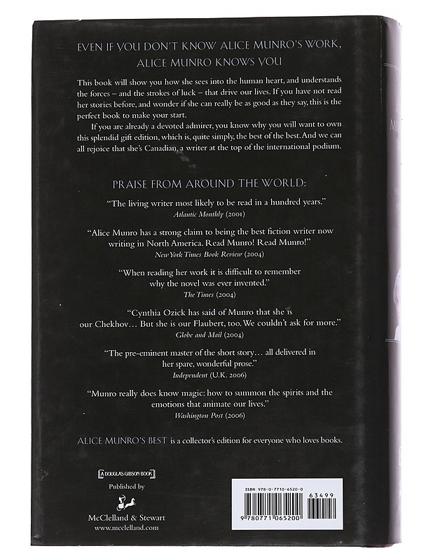 Alice Munro's Best: Selected Stories - Munro, Alice - Romaanit ja novellit - 10105552563 - 1