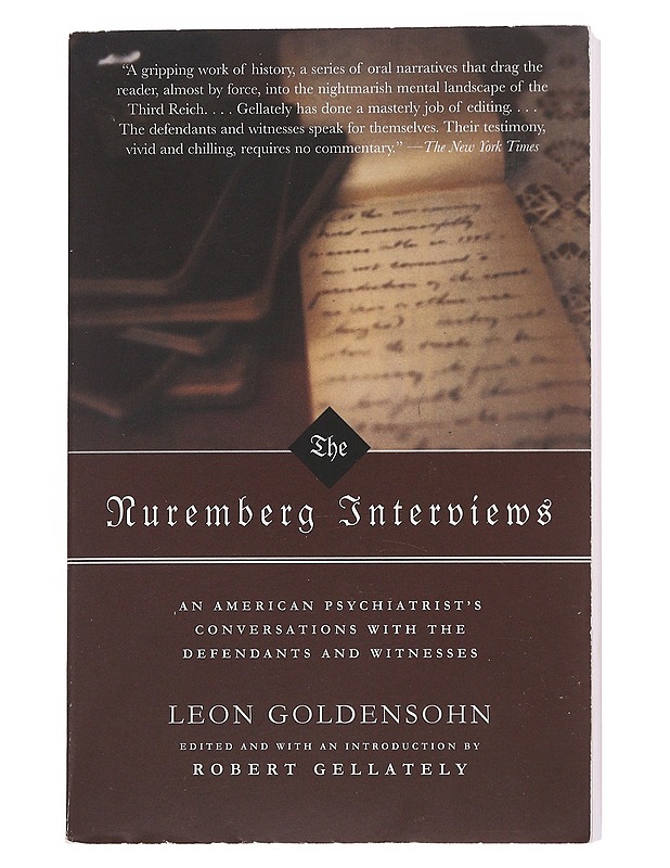 Nuremberg Interviews - Goldensohn, Leon - Tietokirjat ja oppaat - 10105552609 - 0