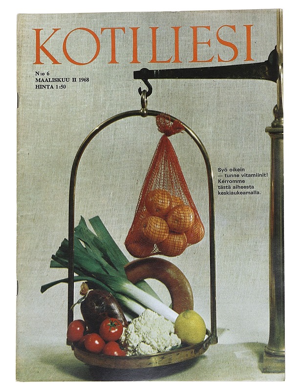 Kotiliesi n:o 6/1968 - Lehdet - 10105552657 - 0
