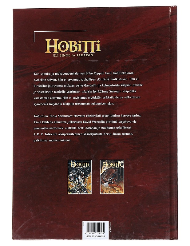 Hobitti, eli, Sinne ja takaisin. II osa - Dixon, Charles - Sarjakuvat - 10105552672 - 1