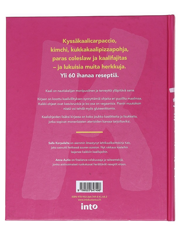 K niinkuin kaali - Korpela, Salla - Ruokakirjat - 10105552693 - 1