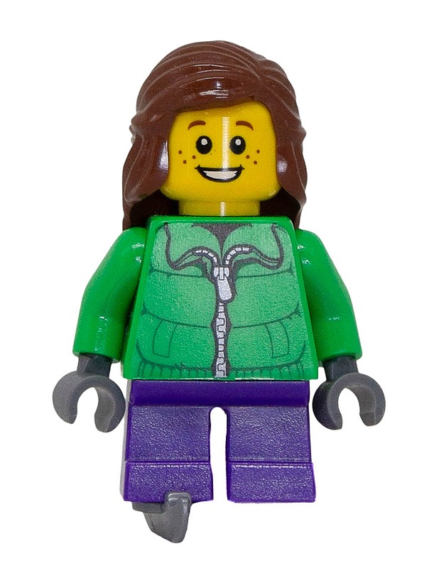 LEGO City joulukalenteri luisteleva tyttö figuuri - Lasten figuurit - 10105552695 - 0