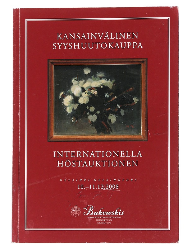 Kansainvälinen Syyshuutokauppa 10.-11.12.2008 -Bukowski OY - Taide- ja kulttuurikirjat - 10105552707 - 0