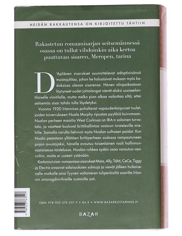 Kadonnut sisar - Riley, Lucinda - Romaanit ja novellit - 10105552741 - 1
