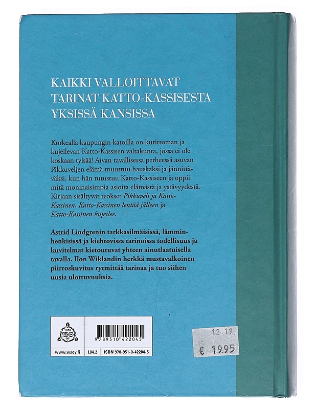 Maailman paras Katto-Kassinen - Lindgren, Astrid - Lastenkirjat - 10105552769 - 1