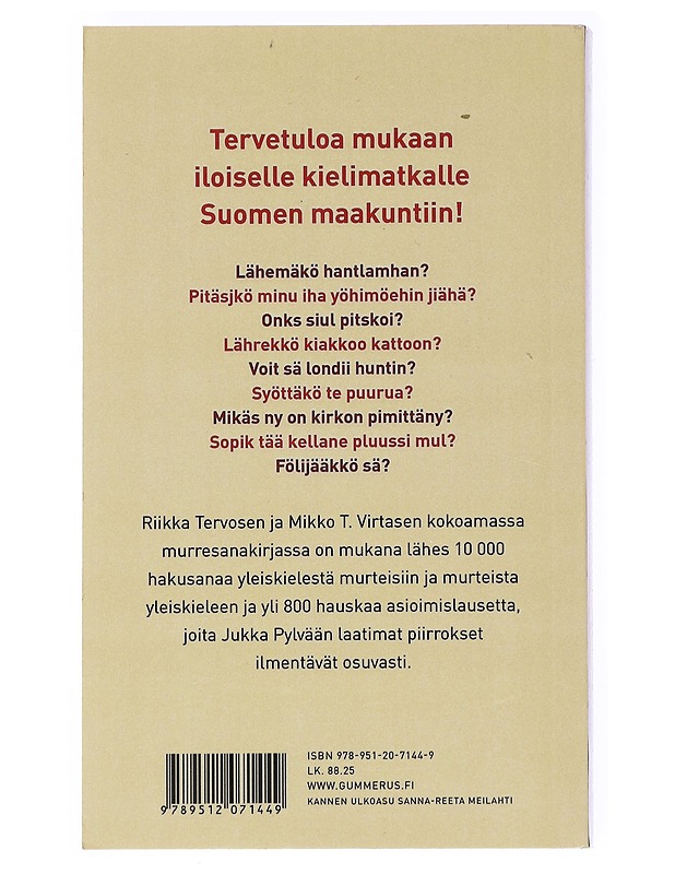Suomi-murre-suomi : matkalle mukaan maakuntiin - Tervonen, Riikka - Tietokirjat ja oppaat - 10105552799 - 1