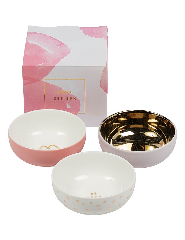 KIKKI.K posliinikulhosetti, 3 kpl - Tarjoiluastiat - 10105552815 - 0