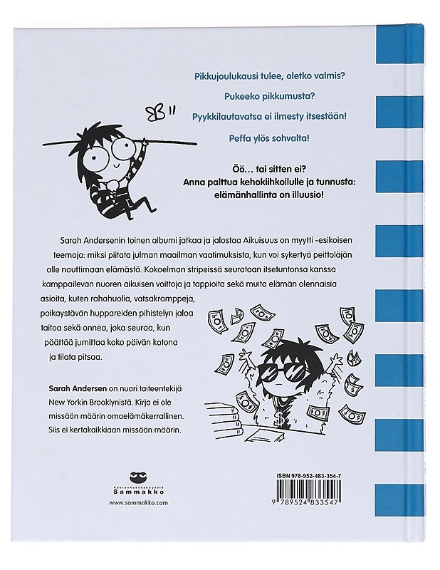 Elämänhallinta on illuusio : "Sarah's scribbles" -kokoelma - Andersen, Sarah - Sarjakuvat - 10105552819 - 1
