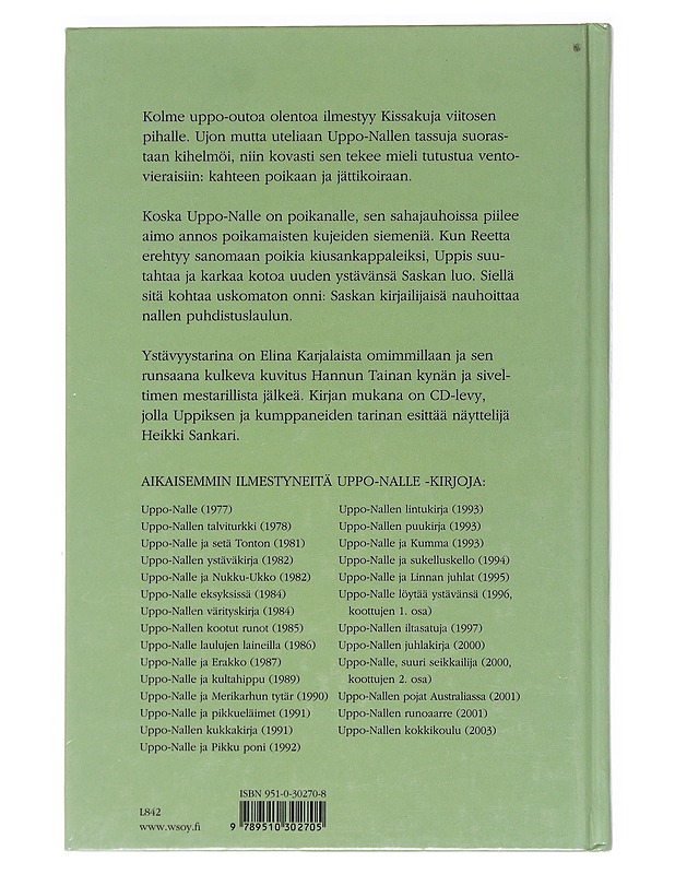 Uppo-Nalle ja uudet ystävät - Karjalainen, Elina - Lastenkirjat - 10105552825 - 1