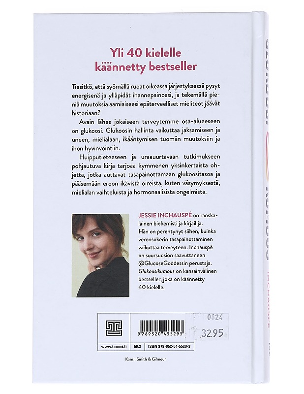 Glukoosikumous : hallitse helposti verensokeriasi - Inchauspé, Jessie - Ruokakirjat - 10105552860 - 1
