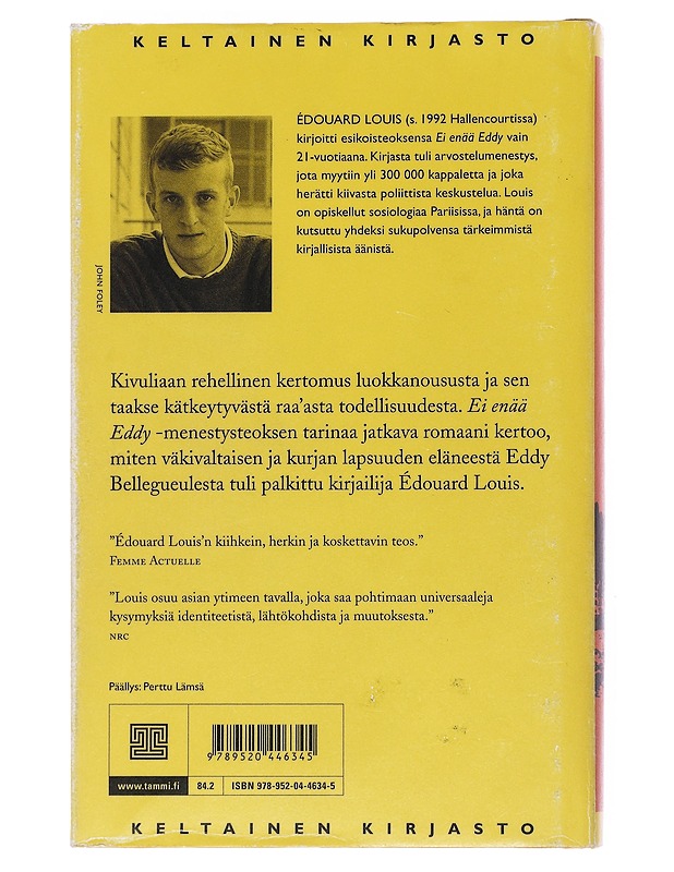 Muutos : metodi - Louis, Édouard - Romaanit ja novellit - 10105552877 - 1