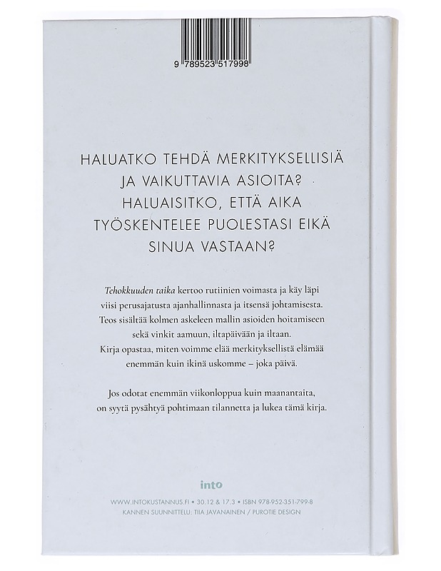 Tehokkuuden taika : näin voit elää enemmän - Leo Stranius - Tietokirjat ja oppaat - 10105552879 - 1