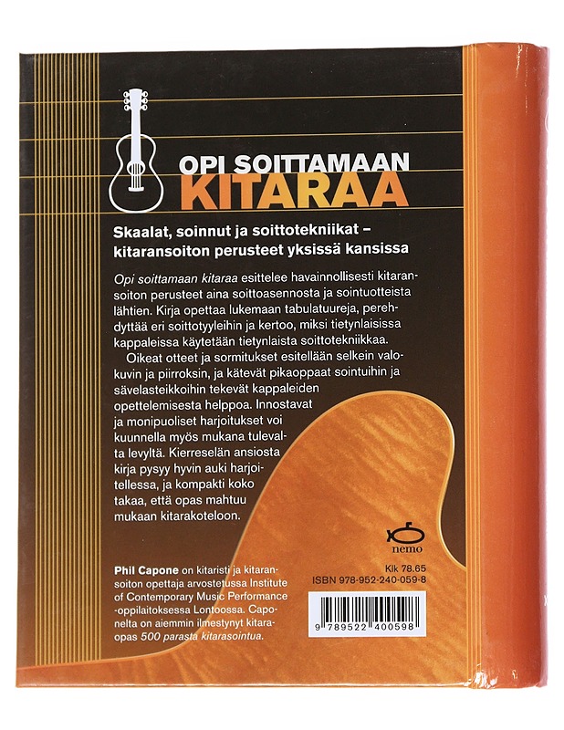 Opi soittamaan kitaraa / aloittelijan opas - Capone, Phil - Tietokirjat ja oppaat - 10105552943 - 1