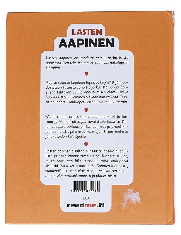 Lasten aapinen : abcd - Ovaskainen, Viljami - Lastenkirjat - 10105552958 - 1