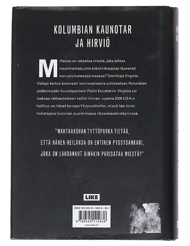 Rakastin Pabloa, vihasin Escobaria - Virginia Vallejo - Elämäkerrat ja muistelmat - 10105552964 - 1