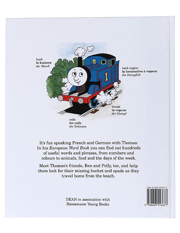 Thomas the Tank Engine's European Word Book - Awdry , Christopher ; Stott , Ken   - Lastenkirjat - 10105552973 - 1