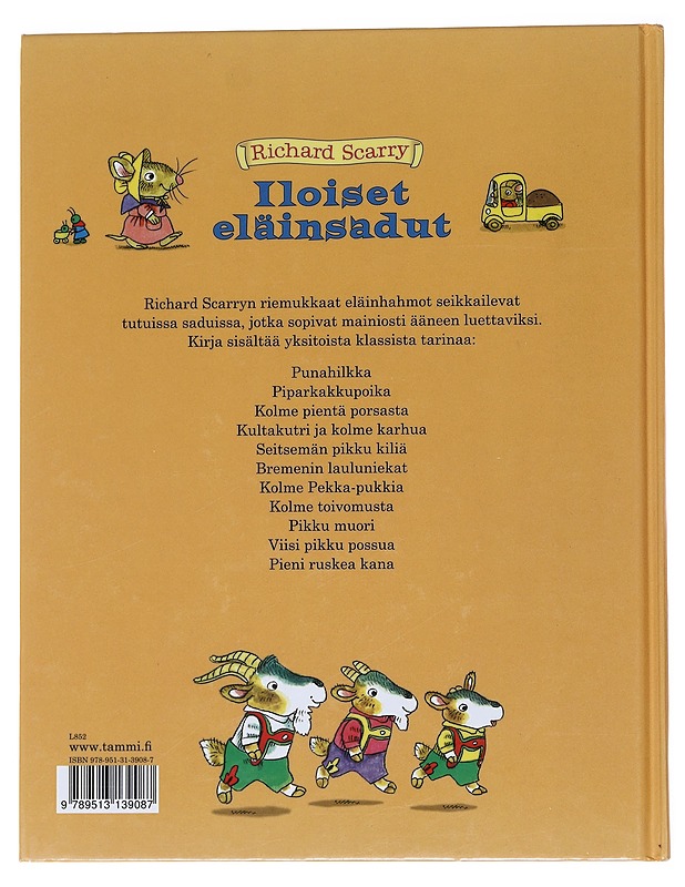 Iloiset eläinsadut - Scarry, Richard - Lastenkirjat - 10105553009 - 1