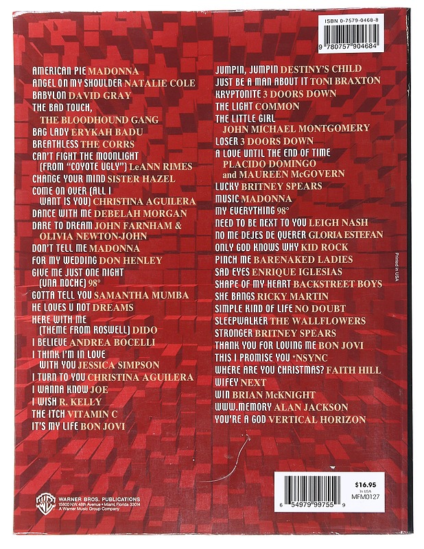 Smash Pop Hits 2001 - Musiikki- ja elokuvakirjat - 10105553036 - 1