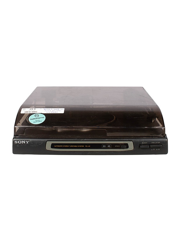 SONY PS-J10 levysoitin - Viihde-elektroniikka - 10105553078 - 2