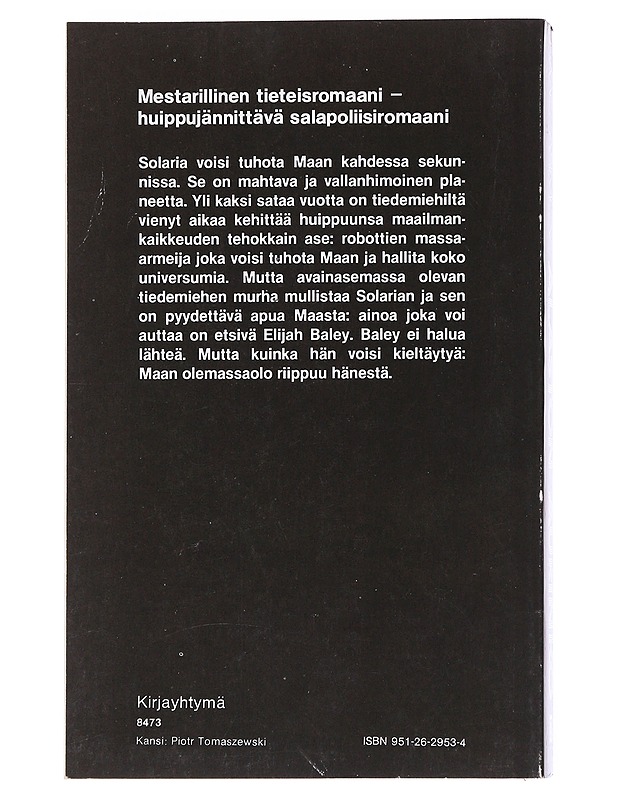 Alaston aurinko - Isaac Asimov - Fantasia- ja scifi - 10105553085 - 1