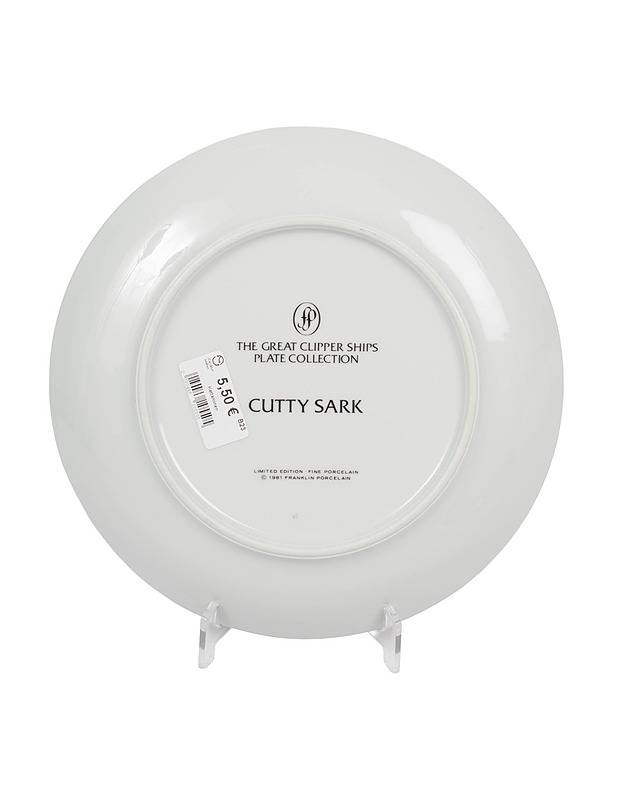 FRANKLIN PORCELAIN The Great Clipper Ships Plate Collection Cutty Sark lautanen - Lautaset ja kulhot - 10105553203 - 1