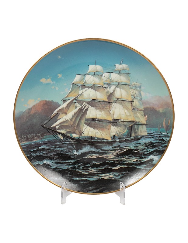 FRANKLIN PORCELAIN The Great Clipper Ships Plate Collection Challenge lautanen - Lautaset ja kulhot - 10105553210 - 0