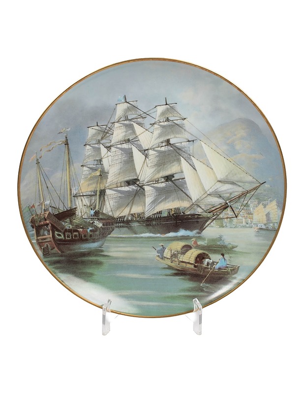 FRANKLIN PORCELAIN The Great Clipper Ships Plate Collection Sea-Witch lautanen - Lautaset ja kulhot - 10105553219 - 0