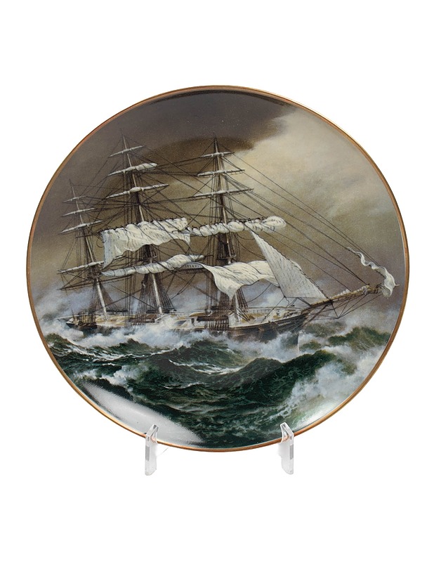 FRANKLIN PORCELAIN The Great Clipper Ships Plate Collection Nightingale lautanen - Lautaset ja kulhot - 10105553223 - 0