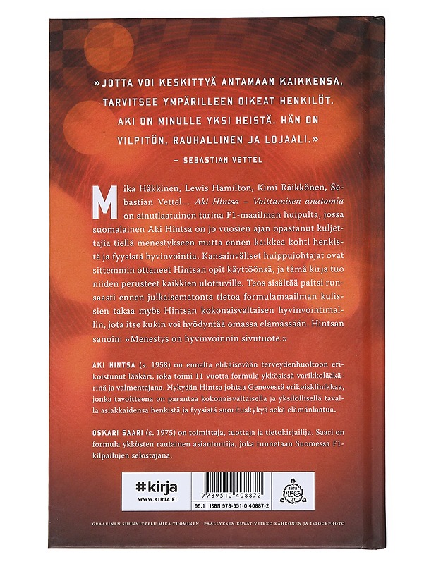 Aki Hintsa : voittamisen anatomia - Oskari Saari - Elämäkerrat ja muistelmat - 10105553228 - 1