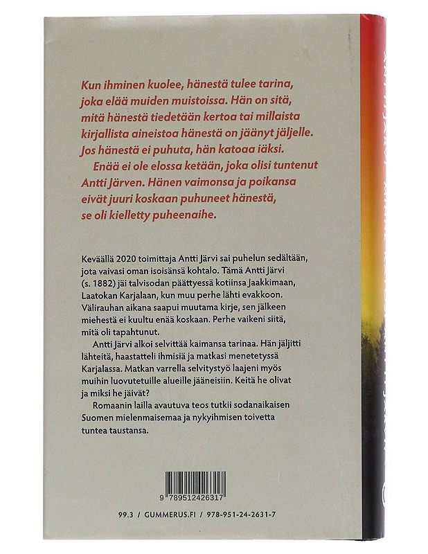Minne katosi Antti Järvi? - Antti Järvi - Elämäkerrat ja muistelmat - 10105553282 - 1
