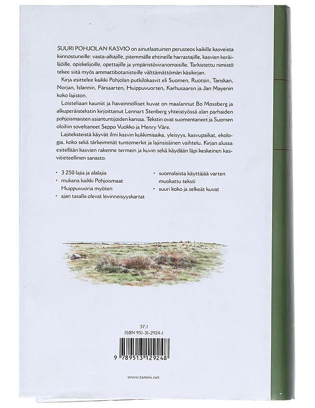 Suuri Pohjolan kasvio - Mossberg, Bo - Tietokirjat ja oppaat - 10105553329 - 1