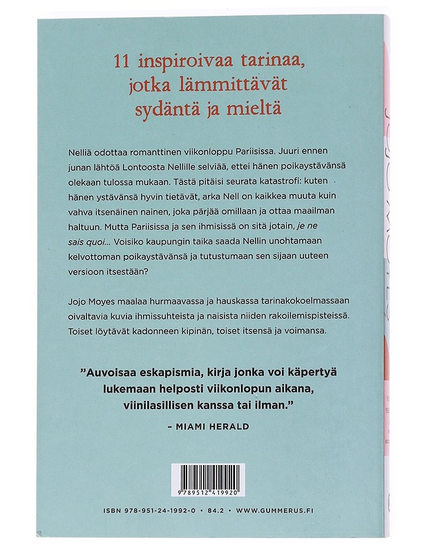 Pariisi yhdelle ja muita kertomuksia - Moyes, Jojo - Romaanit ja novellit - 10105553352 - 1