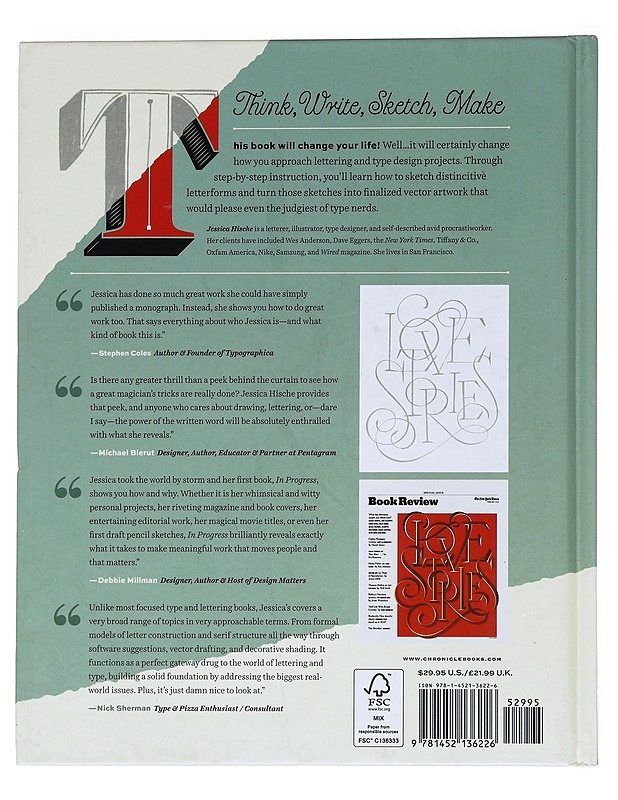 In Progress: See Inside a Lettering Artist's Sketchbook and Process, from Pencil to Vector - Jessica Hische - Tietokirjat ja oppaat - 10105553360 - 1