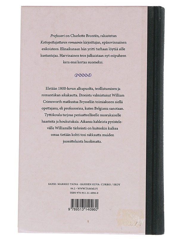 Professori - Brontë, Charlotte - Elämäkerrat ja muistelmat - 10105553367 - 1