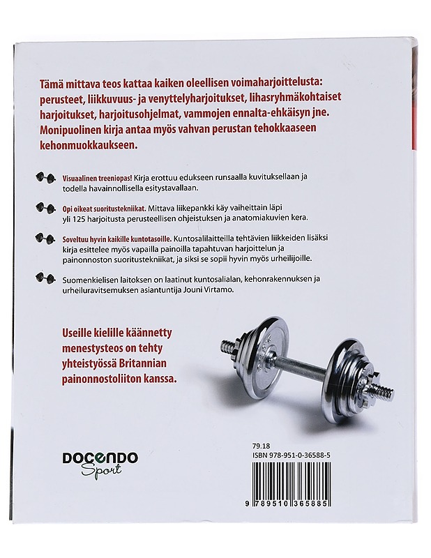 Voimaharjoittelu & kehonmuokkaus - Virtamo, Jouni - Tietokirjat ja oppaat - 10105553382 - 1