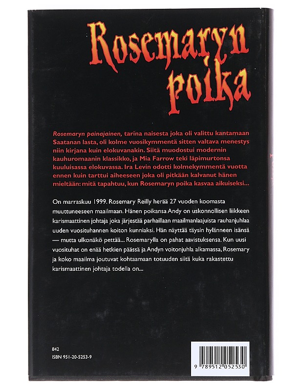 Rosemaryn poika - Levin, Ira - Jännitys ja dekkarit - 10105553420 - 1