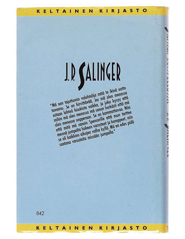 Sieppari ruispellossa - Salinger, J. D. - Romaanit ja novellit - 10105553433 - 1