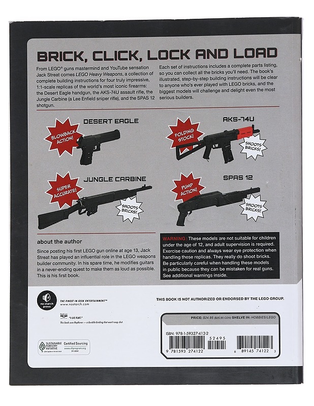 Lego: Heavy Weapons -Streat, Jack - Harrastekirjat - 10105553455 - 1