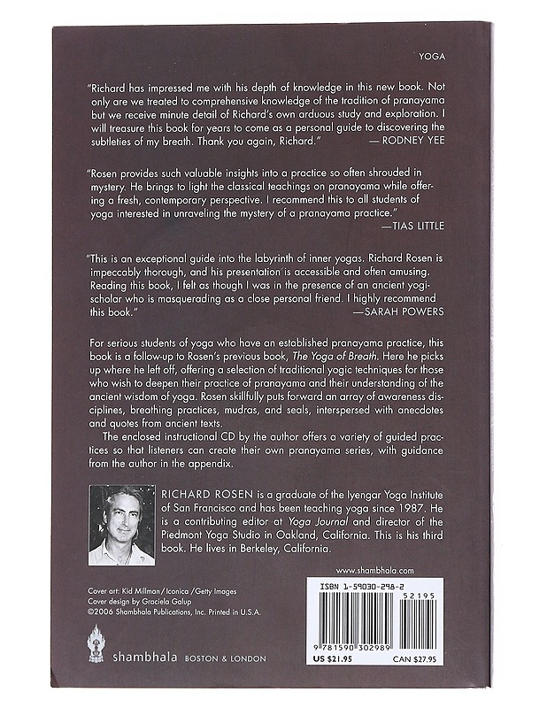 Pranayama, beyond the fundamental - Richard Rosen - Harrastekirjat - 10105553456 - 1