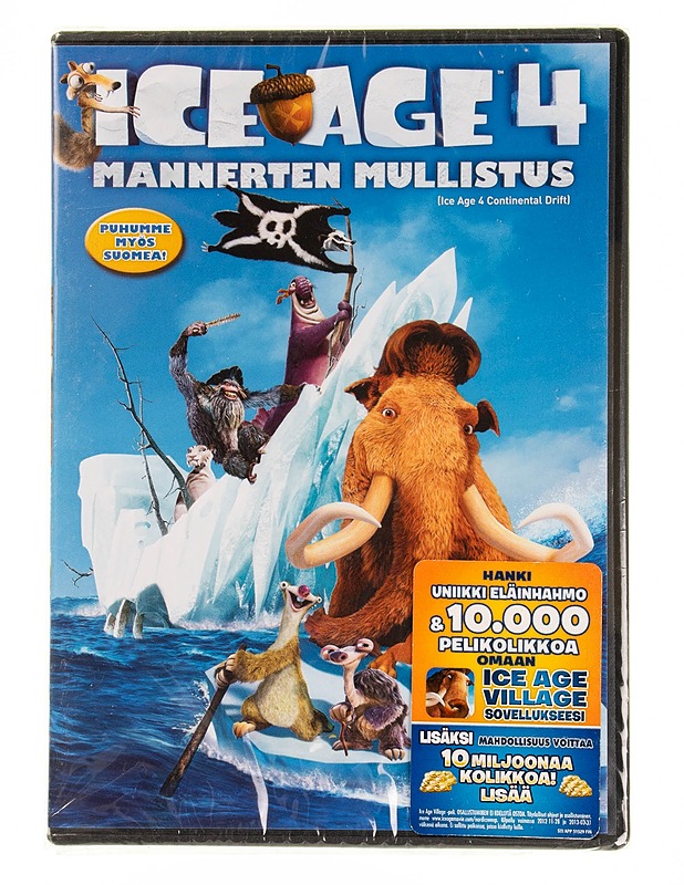 Ice age 4 : Mannerten mullistus - DVD - DVD-elokuvat - 10105553488 - 0